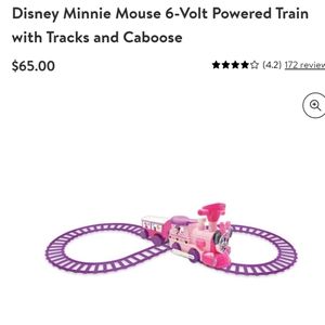 Minnie Mouse Train Set W/ Tracks